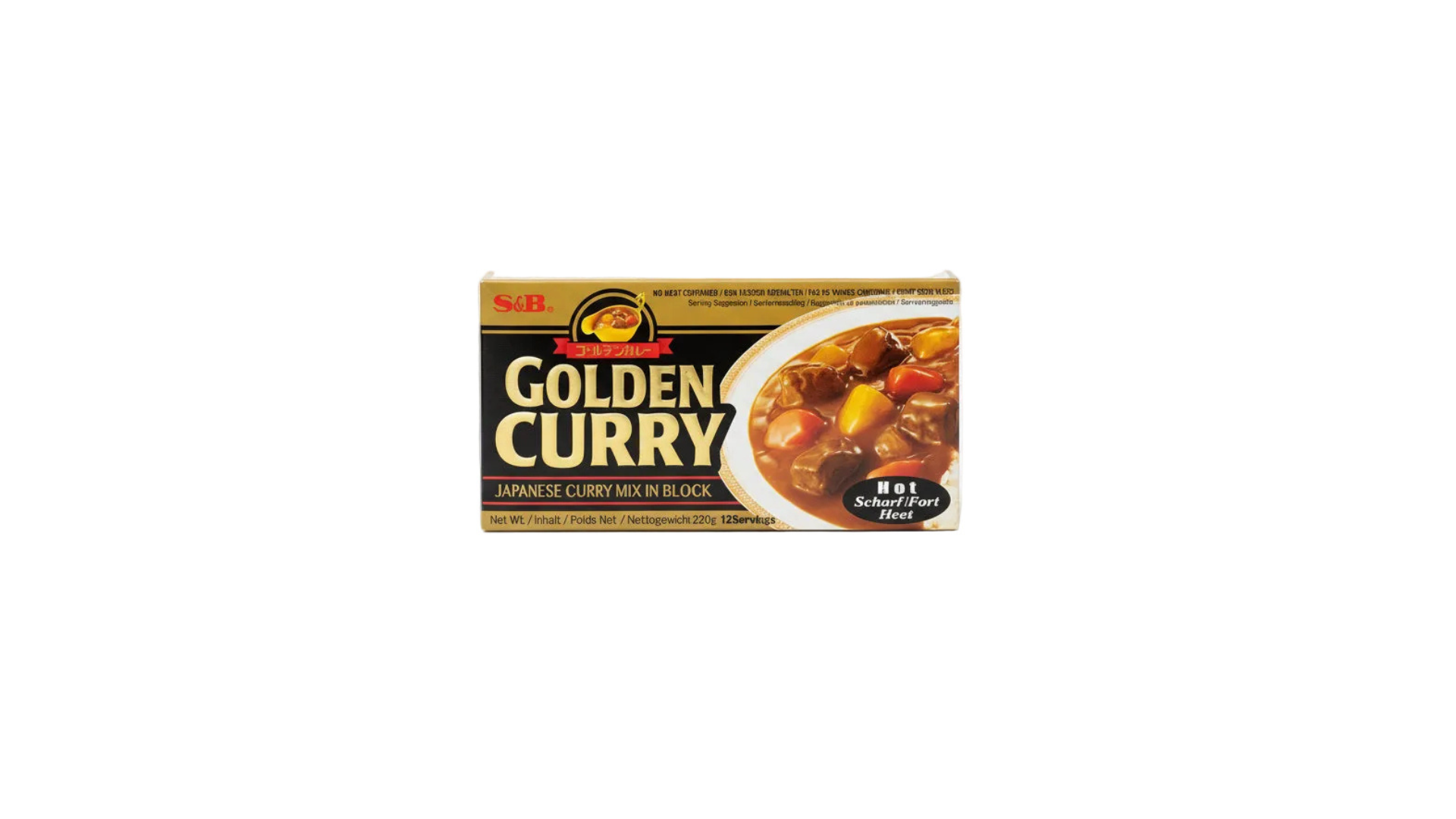 Golden Curry scharf 220g, MHD 25.06 !!!