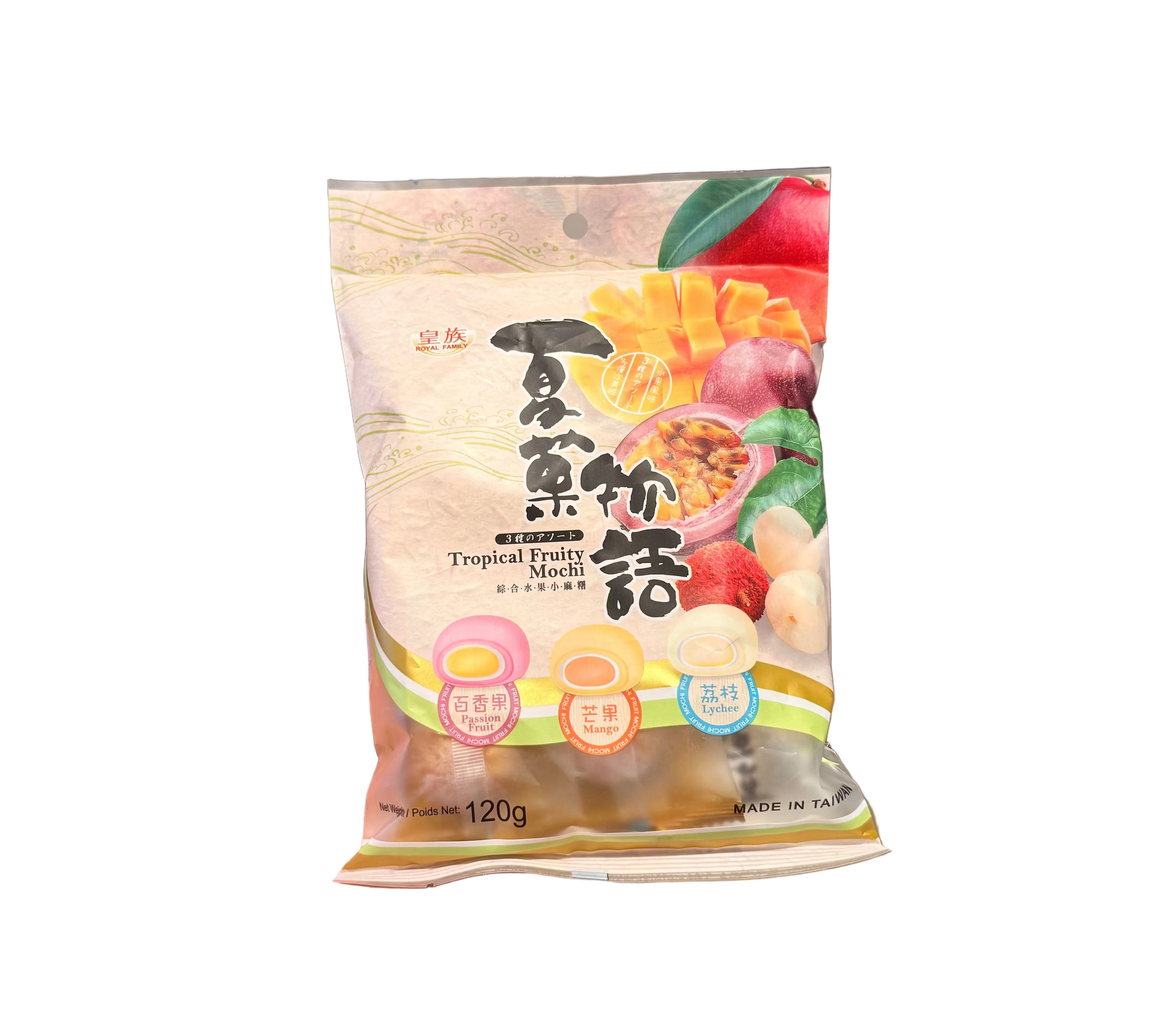 Q-Brand Tropische Frucht Mini Mochi 120g